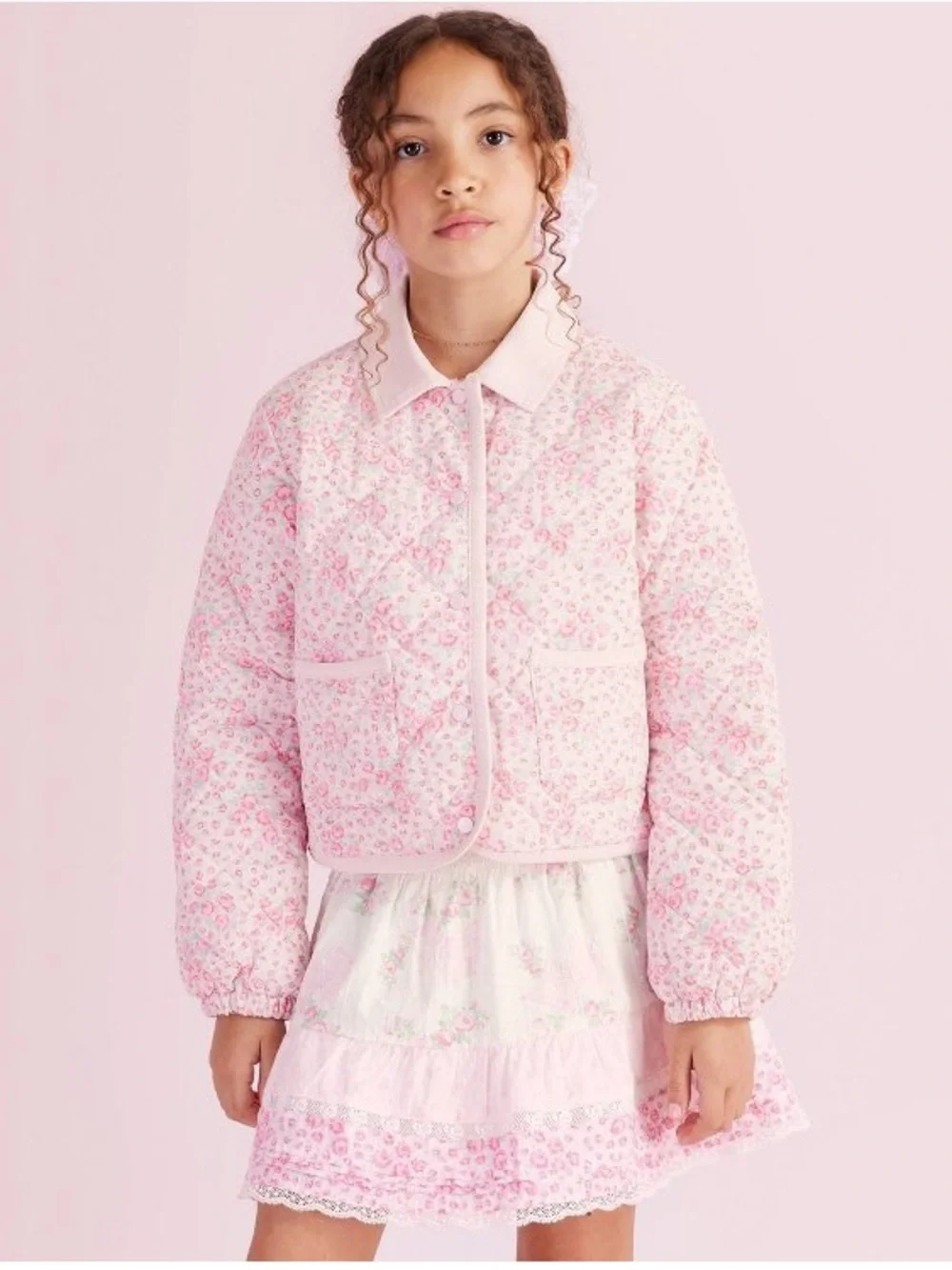IN-HAND | LoveShackFancy x Target Charlotte Roseheart Quilted Barn Jacket